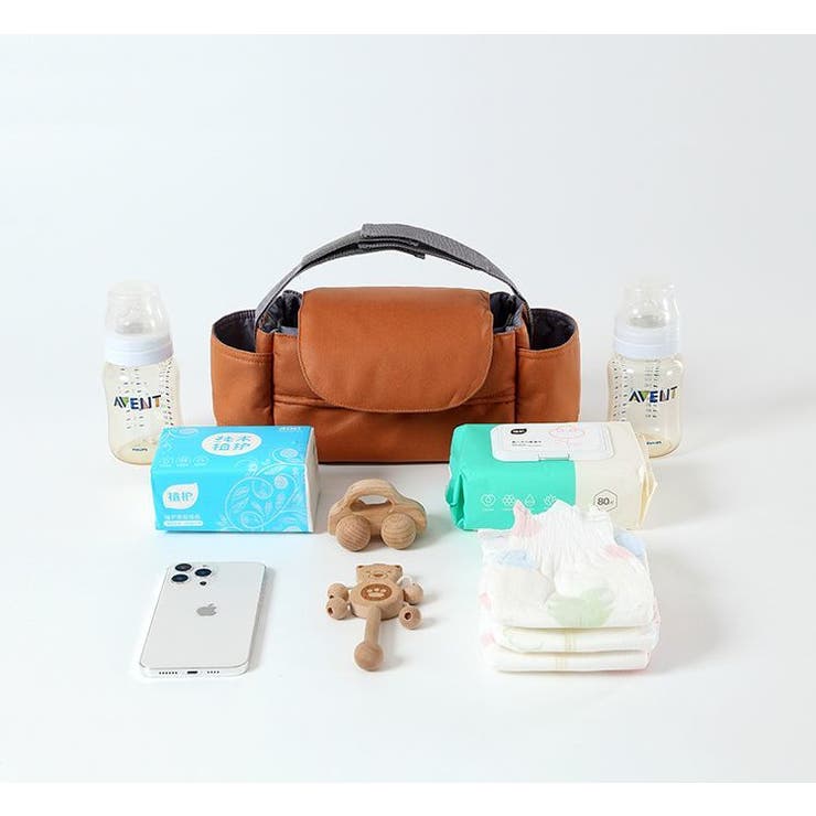 ベビーカーバッグ バギーバッグ 後付け | PlusNao | 詳細画像13 