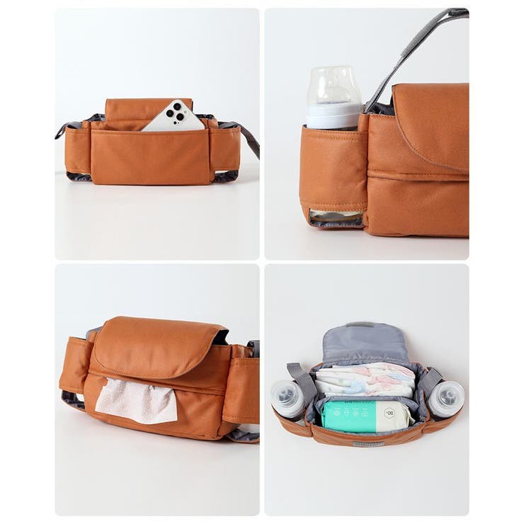 ベビーカーバッグ バギーバッグ 後付け | PlusNao | 詳細画像14 