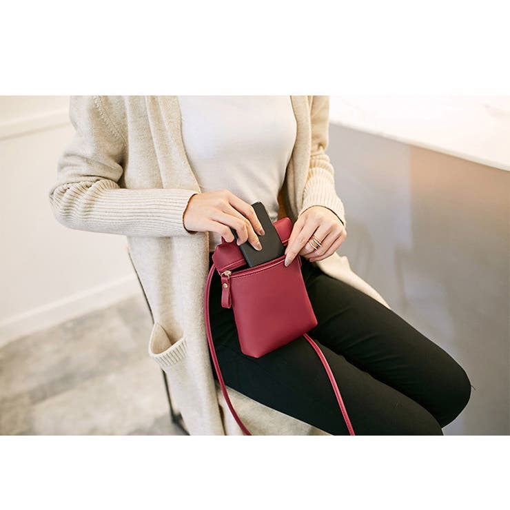 ミニショルダーバッグ スマホポーチ レディース | PlusNao | 詳細画像10 