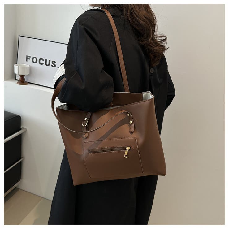 トートバッグ 肩掛け ハンドバッグ | PlusNao | 詳細画像3 