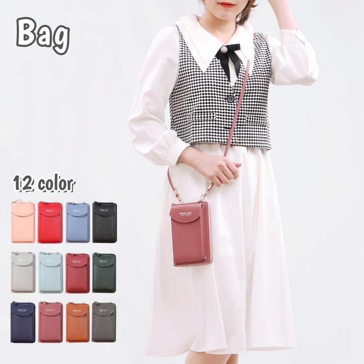 ミニショルダーバッグ お財布ポシェット スマホポーチ | PlusNao | 詳細画像1 