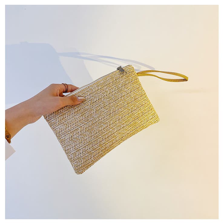 クラッチバッグ ストローバッグ レディース | PlusNao | 詳細画像18 