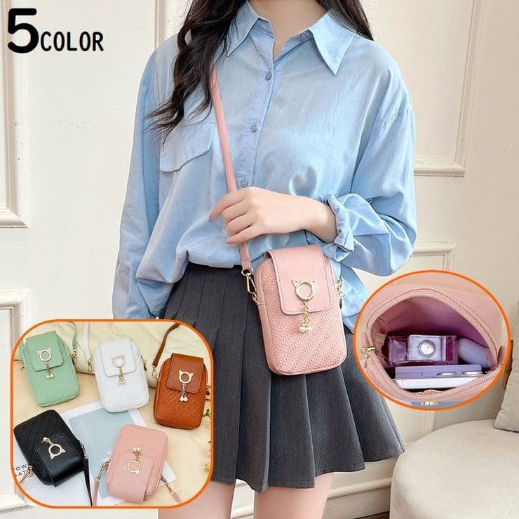 ミニショルダーバッグ ポシェット スマホポーチ | PlusNao | 詳細画像1 