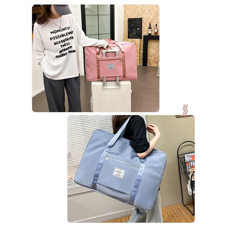 ボストンバッグ トラベルバッグ キャリーオンバッグ | PlusNao | 詳細画像4 