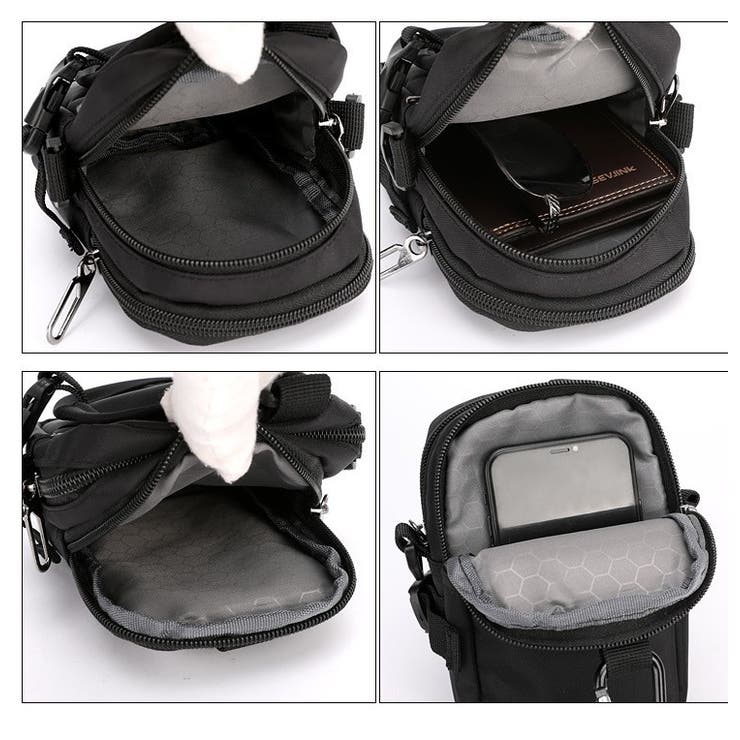 ショルダーバッグ ウエストバッグ メンズ | PlusNao | 詳細画像9 