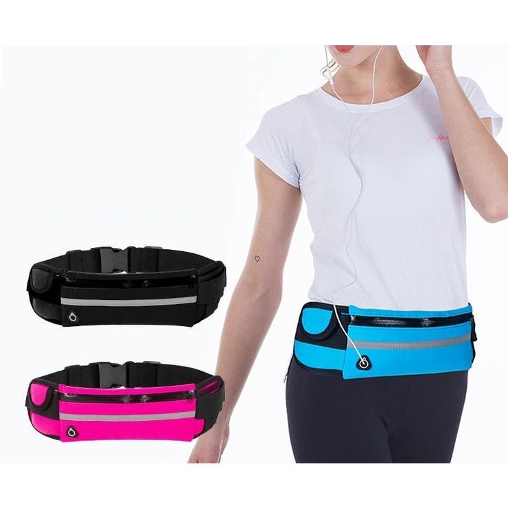 ランニングポーチ ウエストポーチ バッグ | PlusNao | 詳細画像3 