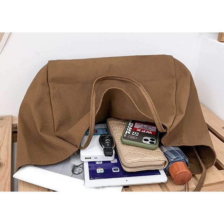 トートバッグ ショルダーバッグ キャンバス地 | PlusNao | 詳細画像13 