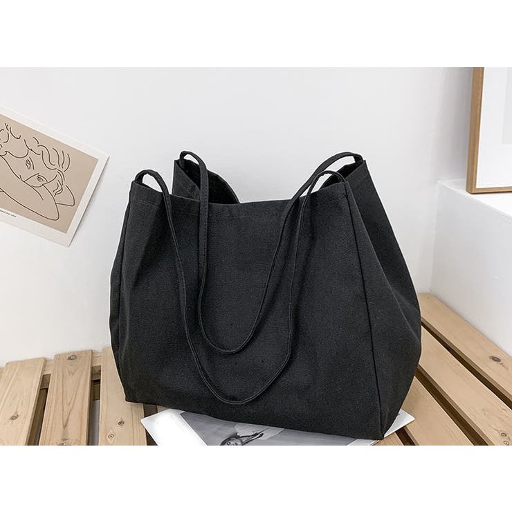 トートバッグ ショルダーバッグ キャンバス地 | PlusNao | 詳細画像15 