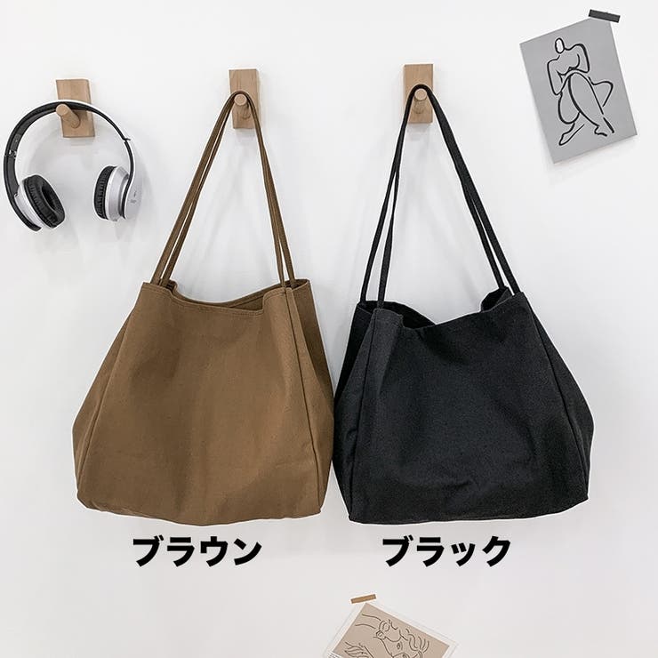 トートバッグ ショルダーバッグ キャンバス地 | PlusNao | 詳細画像19 