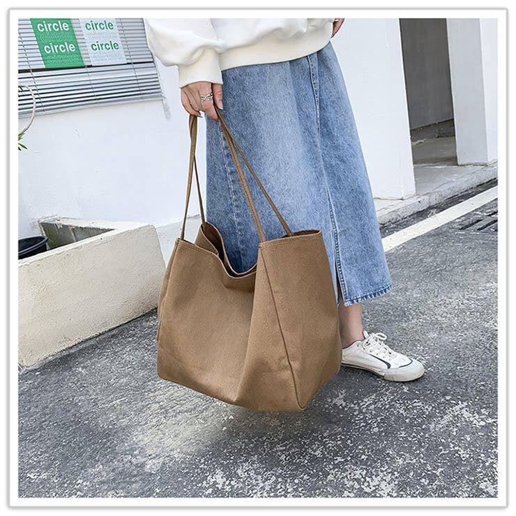 トートバッグ ショルダーバッグ キャンバス地 | PlusNao | 詳細画像3 