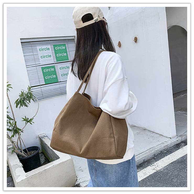 トートバッグ ショルダーバッグ キャンバス地 | PlusNao | 詳細画像9 