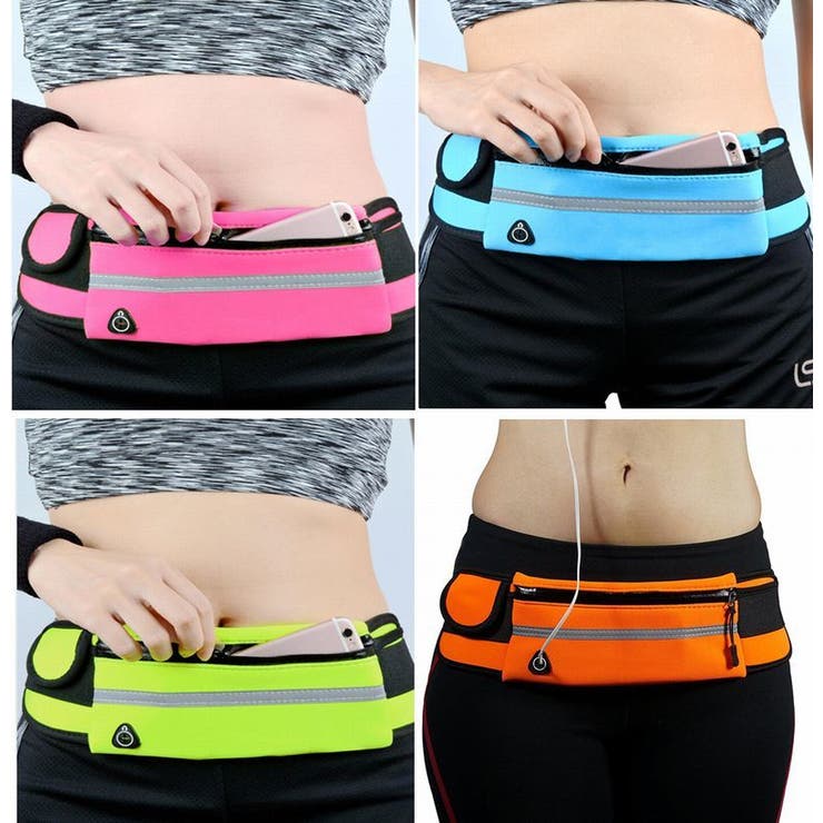 ランニングポーチ ウエストポーチ ヒップバッグ | PlusNao | 詳細画像3 