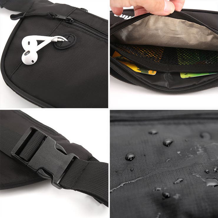 ウエストバッグ ウエストポーチ ヒップバッグ | PlusNao | 詳細画像7 