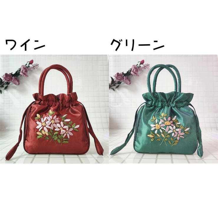 ハンドバッグ 巾着バッグ 手提げバッグ | PlusNao | 詳細画像11 