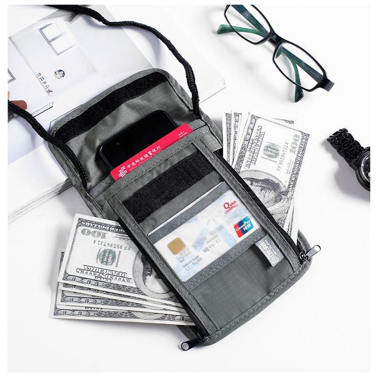 パスポートケース セキュリティポーチ マルチケース | PlusNao | 詳細画像8 