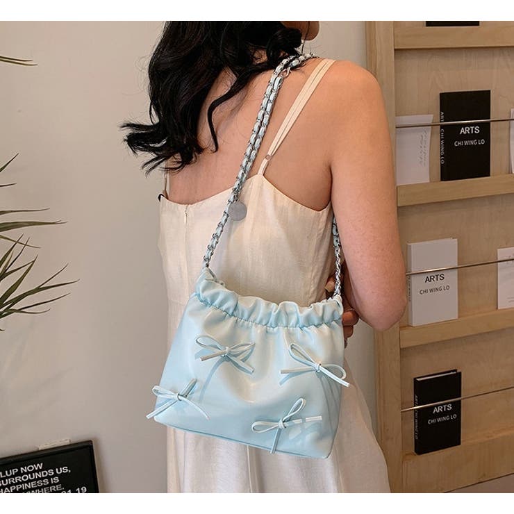 ショルダーバッグ 巾着バッグ 肩掛け | PlusNao | 詳細画像11 