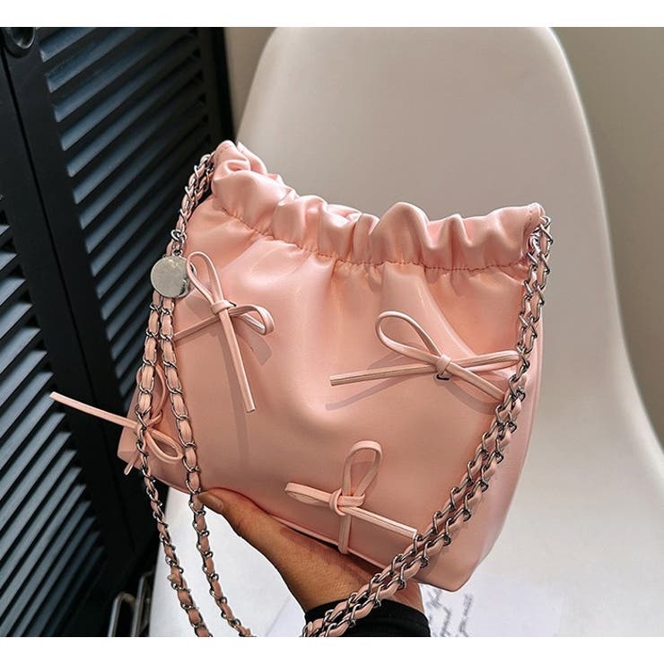 ショルダーバッグ 巾着バッグ 肩掛け | PlusNao | 詳細画像12 