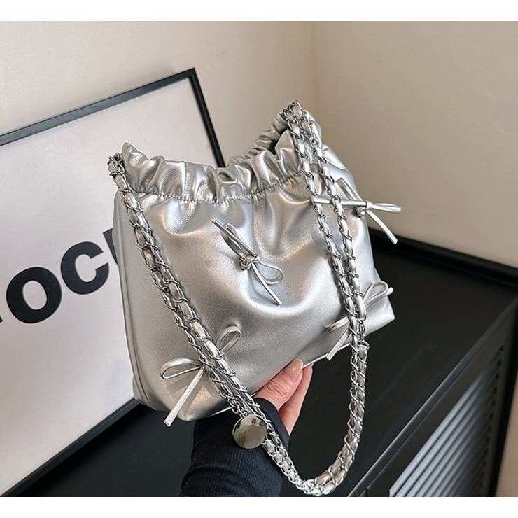 ショルダーバッグ 巾着バッグ 肩掛け | PlusNao | 詳細画像14 