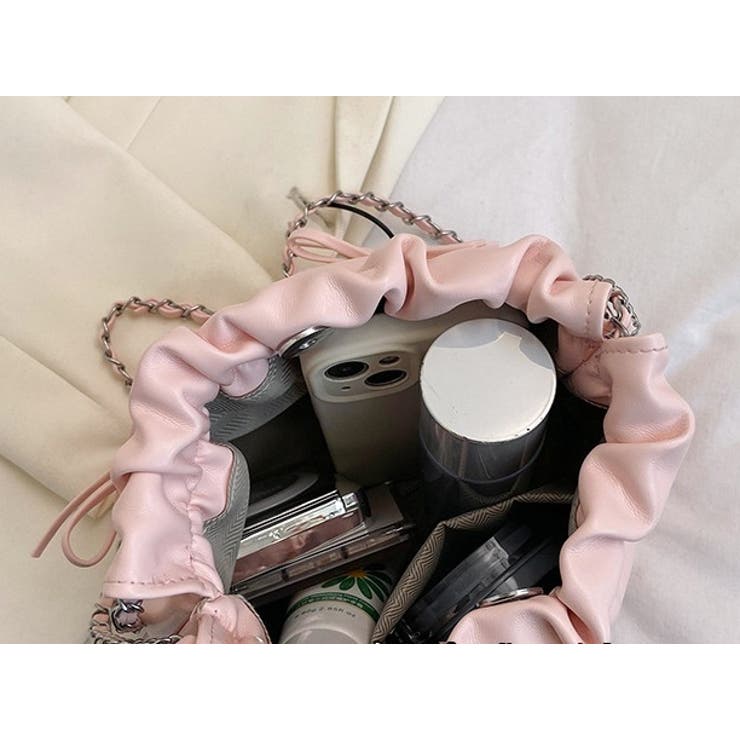 ショルダーバッグ 巾着バッグ 肩掛け | PlusNao | 詳細画像18 