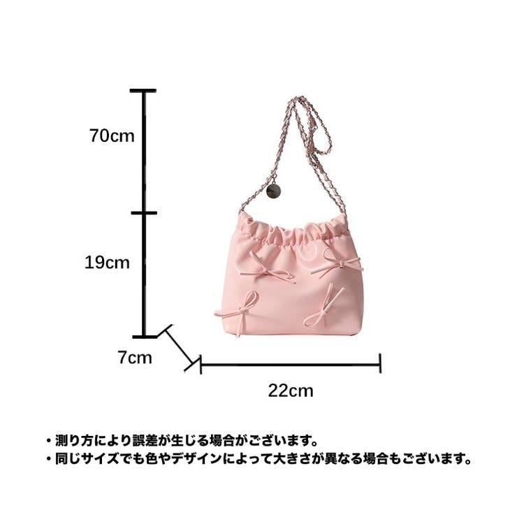 ショルダーバッグ 巾着バッグ 肩掛け | PlusNao | 詳細画像20 
