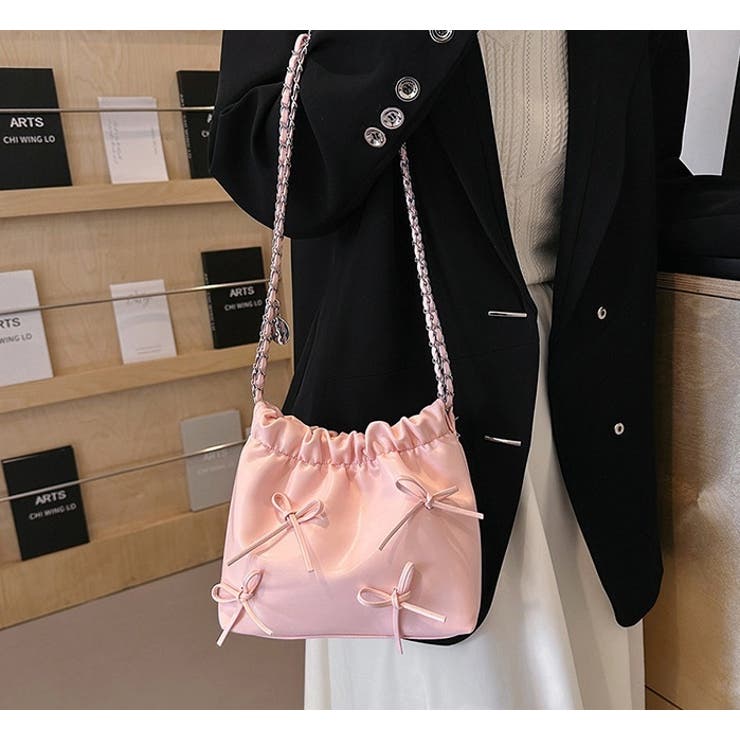 ショルダーバッグ 巾着バッグ 肩掛け | PlusNao | 詳細画像4 