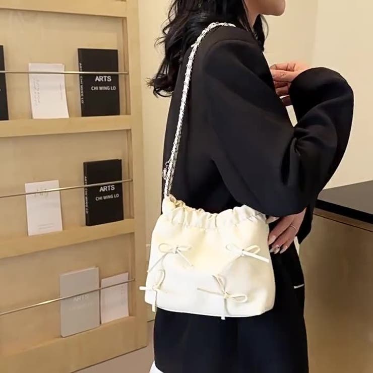 ショルダーバッグ 巾着バッグ 肩掛け | PlusNao | 詳細画像6 