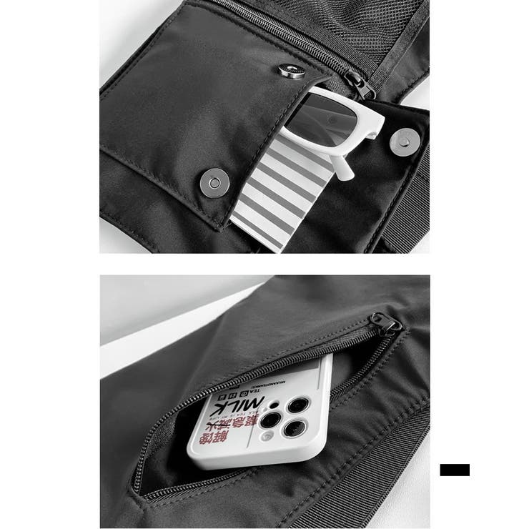 ボディバッグ チェストバッグ タクティカルバッグ | PlusNao | 詳細画像16 