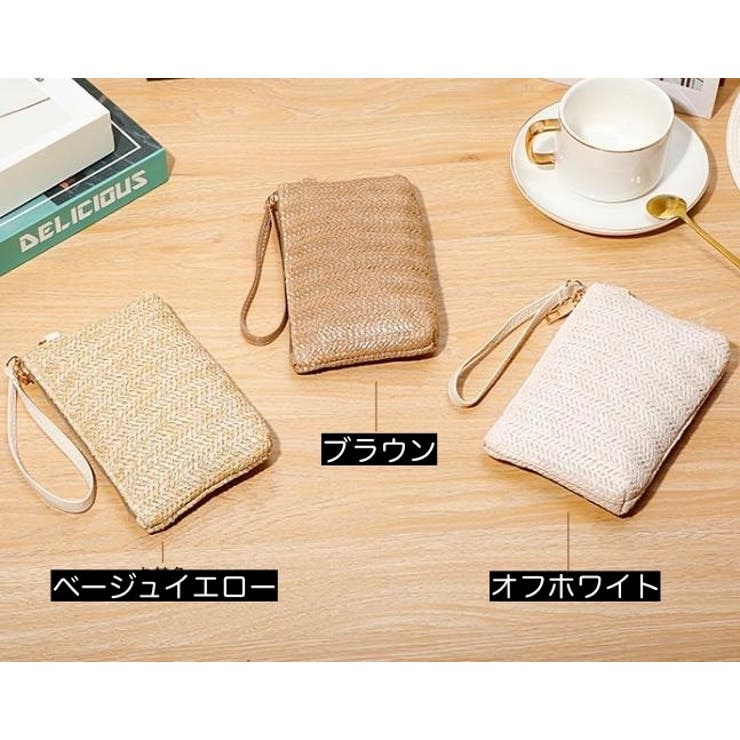 クラッチバッグ ストローバッグ レディース | PlusNao | 詳細画像13 