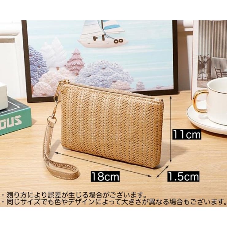 クラッチバッグ ストローバッグ レディース | PlusNao | 詳細画像14 