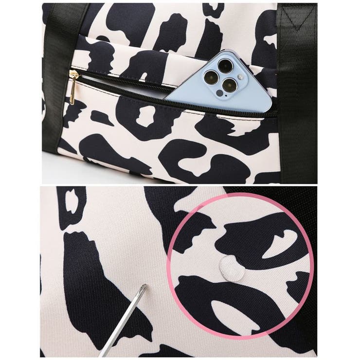 ボストンバッグ ショルダーストラップ付 キャリーオンバッグ | PlusNao | 詳細画像19 