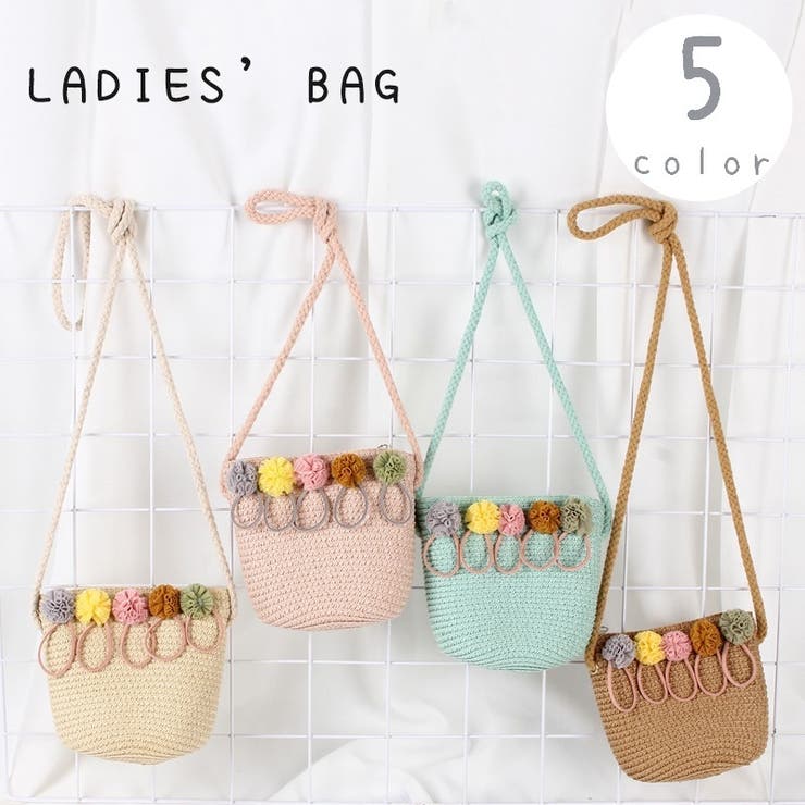 かごバッグ ストローバッグ レディース | PlusNao | 詳細画像1 