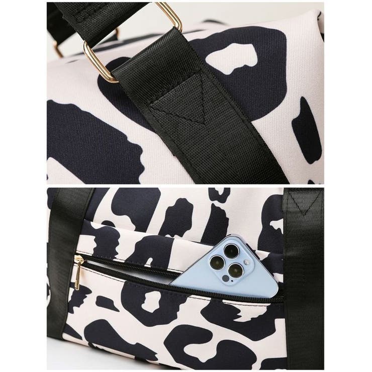 ボストンバッグ ショルダーストラップ付 キャリーオンバッグ | PlusNao | 詳細画像15 