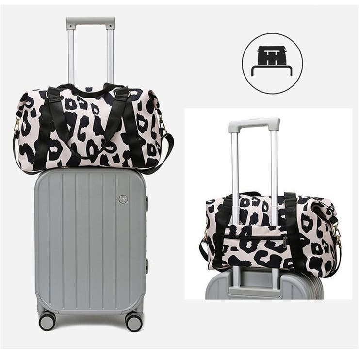 ボストンバッグ ショルダーストラップ付 キャリーオンバッグ | PlusNao | 詳細画像9 