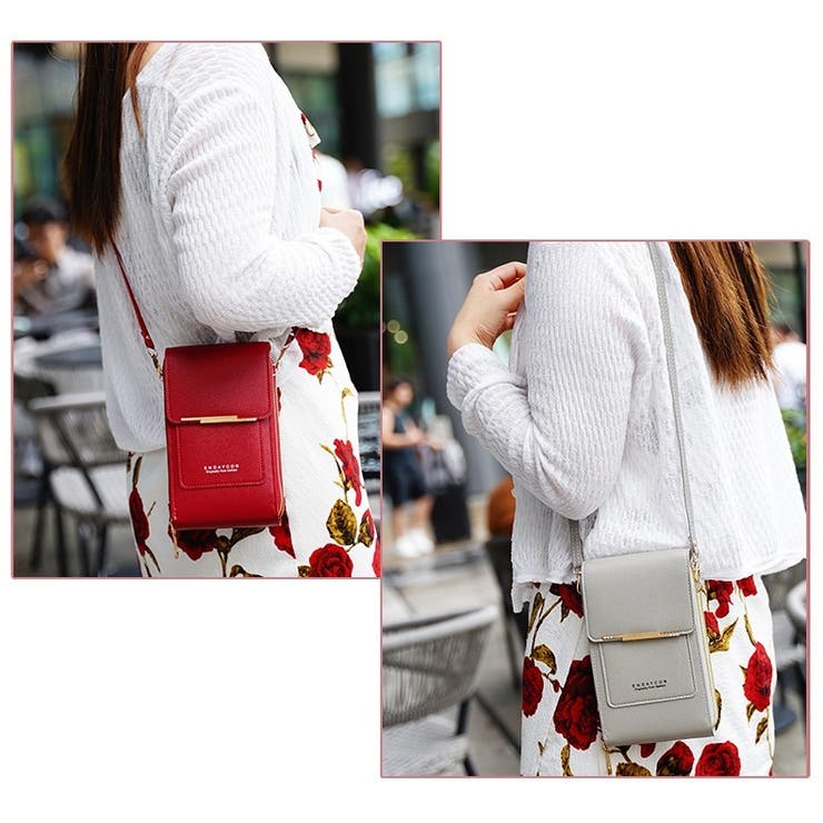 ミニショルダーバッグ スマホポーチ ポシェット | PlusNao | 詳細画像2 