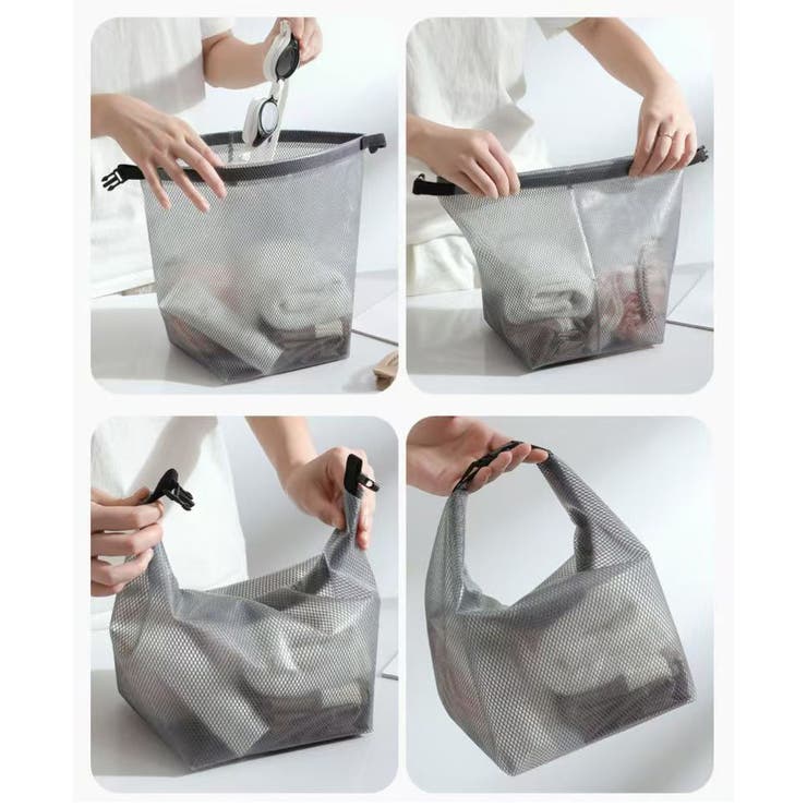 化粧ポーチ コスメポーチ 防水バッグ | PlusNao | 詳細画像8 