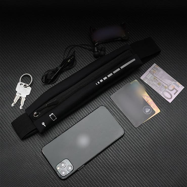 ランニングポーチ ウエストポーチ ランニングバッグ | PlusNao | 詳細画像9 