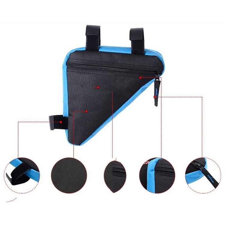 フレームバッグ 自転車バッグ トライアングルバッグ | PlusNao | 詳細画像9 