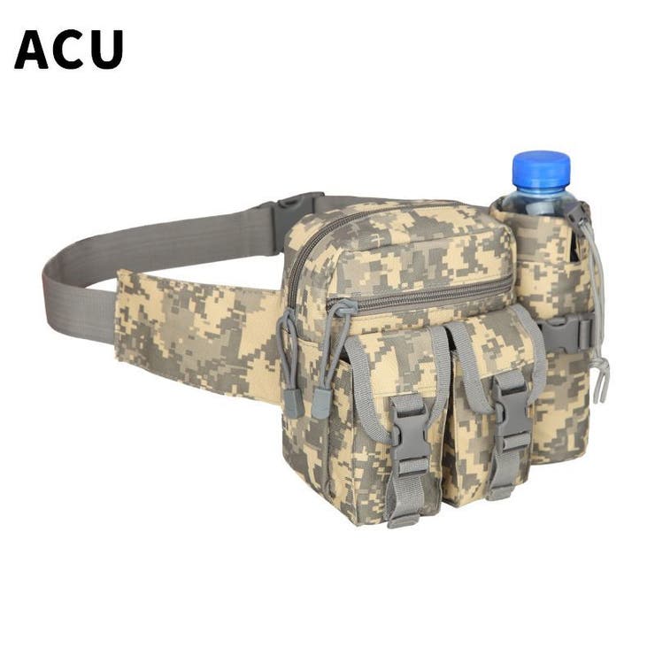 ウエストバッグ ウエストポーチ ボトルホルダー付き | PlusNao | 詳細画像15 