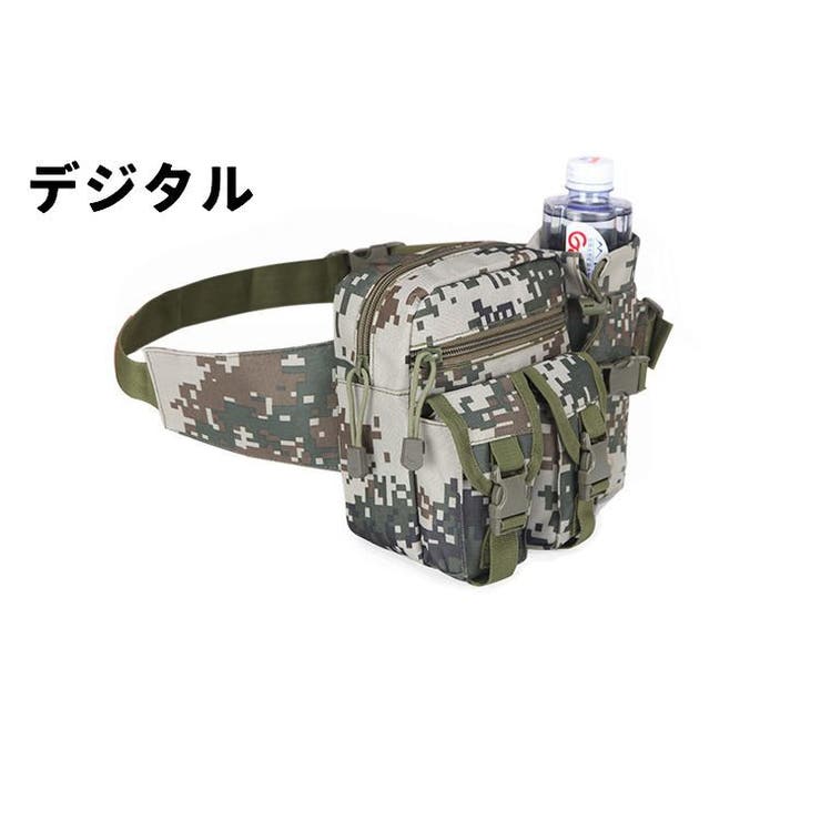 ウエストバッグ ウエストポーチ ボトルホルダー付き | PlusNao | 詳細画像16 