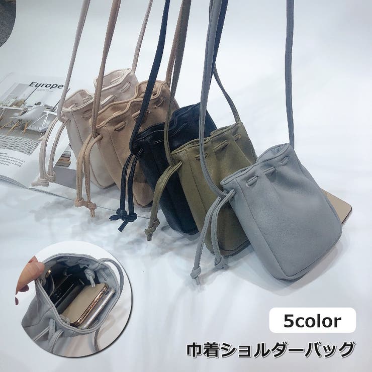 ショルダーバッグ 巾着 レディース | PlusNao | 詳細画像1 