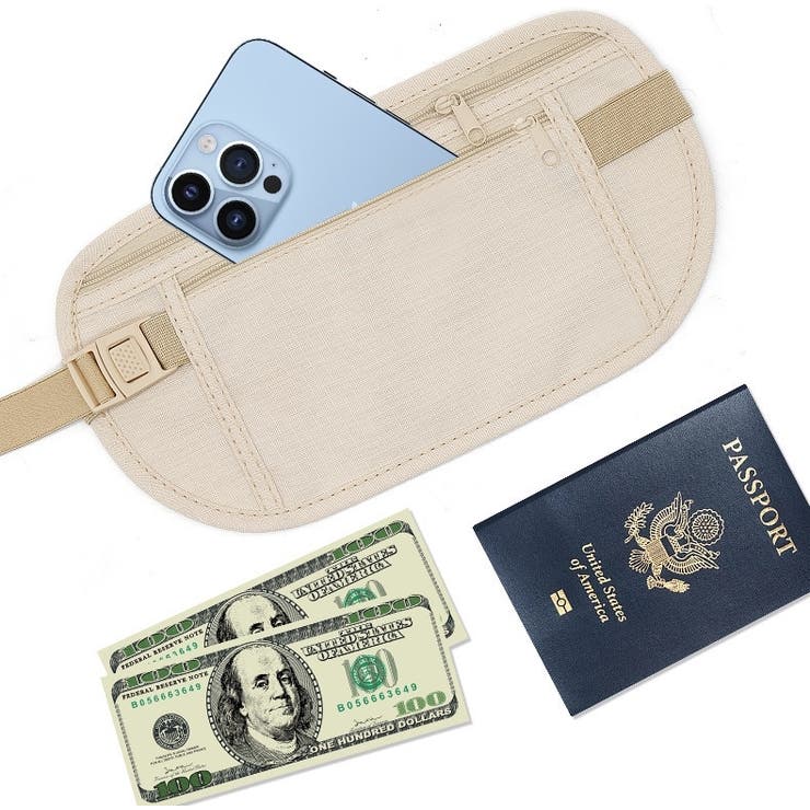 セキュリティポーチ ウエストポーチ シークレットポーチ | PlusNao | 詳細画像7 