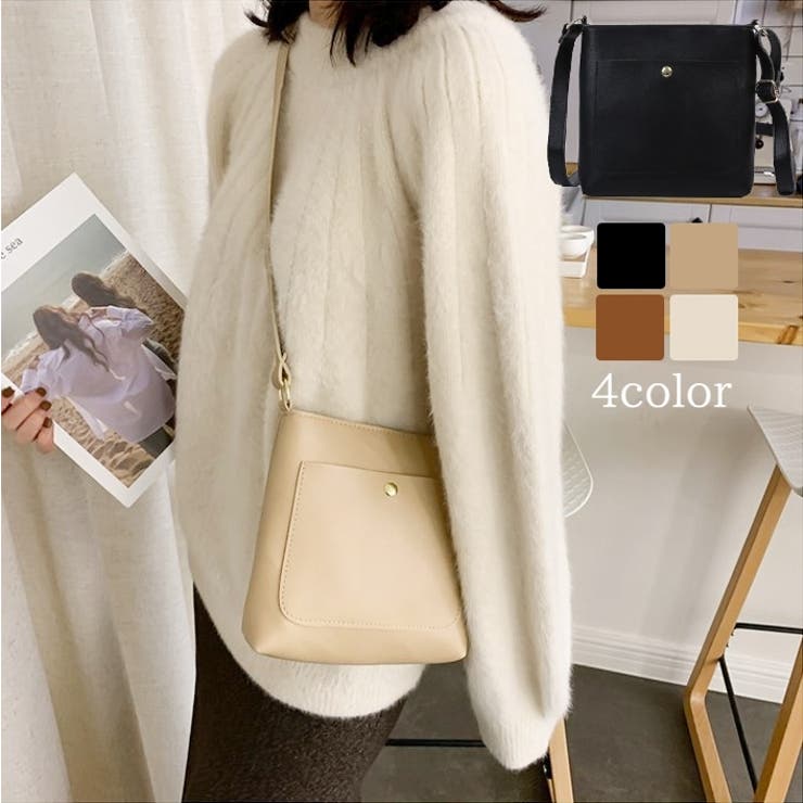 ミニショルダーバッグ レディース レザー調 | PlusNao | 詳細画像1 