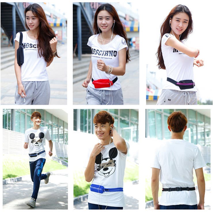 ランニングポーチ ウエストポーチ ヒップバッグ | PlusNao | 詳細画像3 