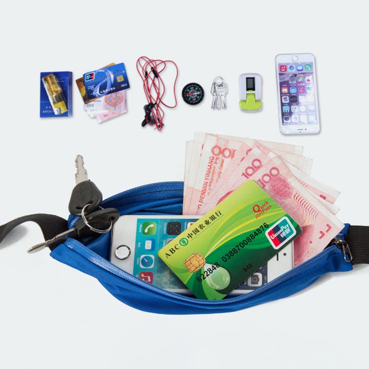 ランニングポーチ ウエストポーチ ヒップバッグ | PlusNao | 詳細画像5 