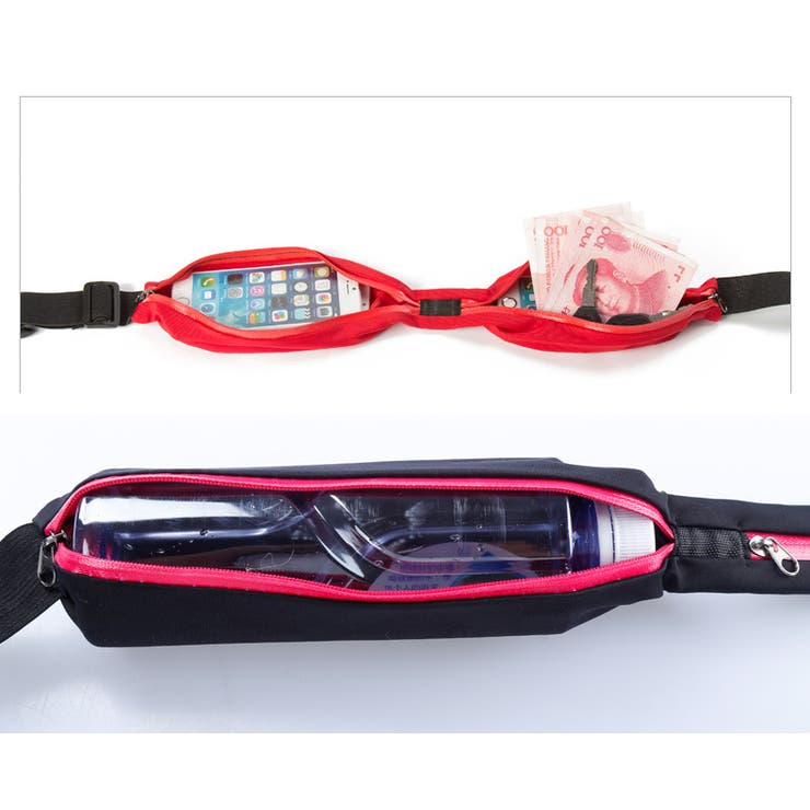 ランニングポーチ ウエストポーチ ヒップバッグ | PlusNao | 詳細画像6 