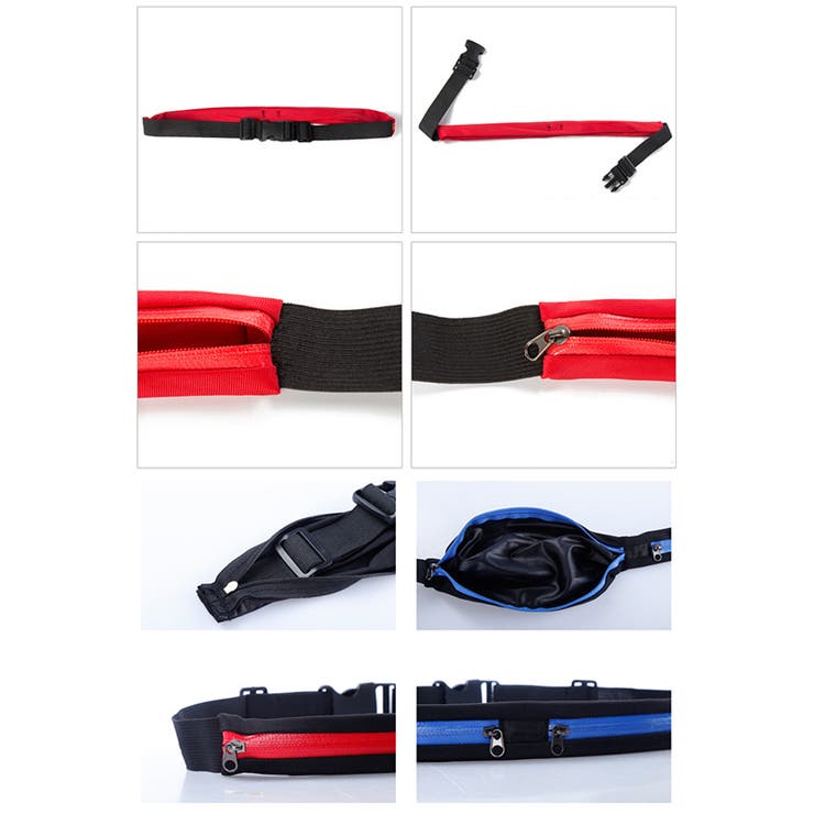 ランニングポーチ ウエストポーチ ヒップバッグ | PlusNao | 詳細画像8 