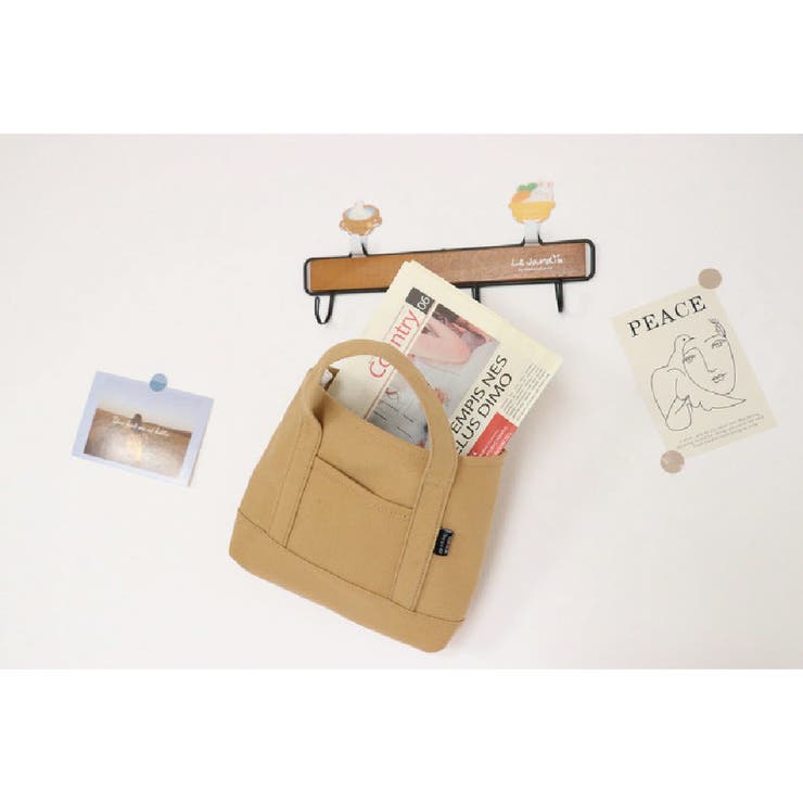 ミニトートバッグ ハンドバッグ ポケット | PlusNao | 詳細画像3 
