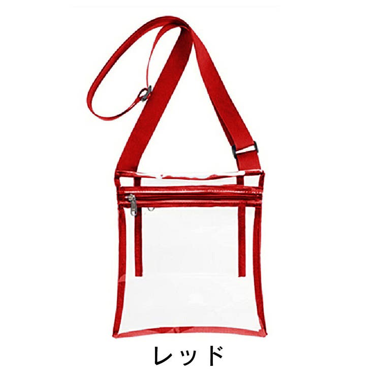 【新品未使用】 Naptime クリアショルダーバッグ　オレンジ オレンジ カンバス ショルダー クリア トート バッグ | Baginning