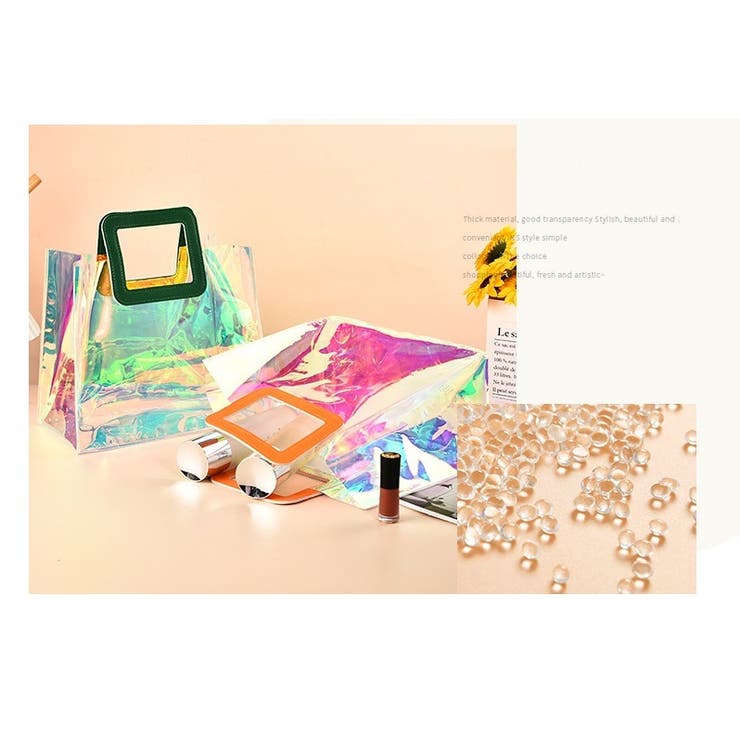 ビニールバッグ ハンドバッグ 透明バッグ | PlusNao | 詳細画像3 