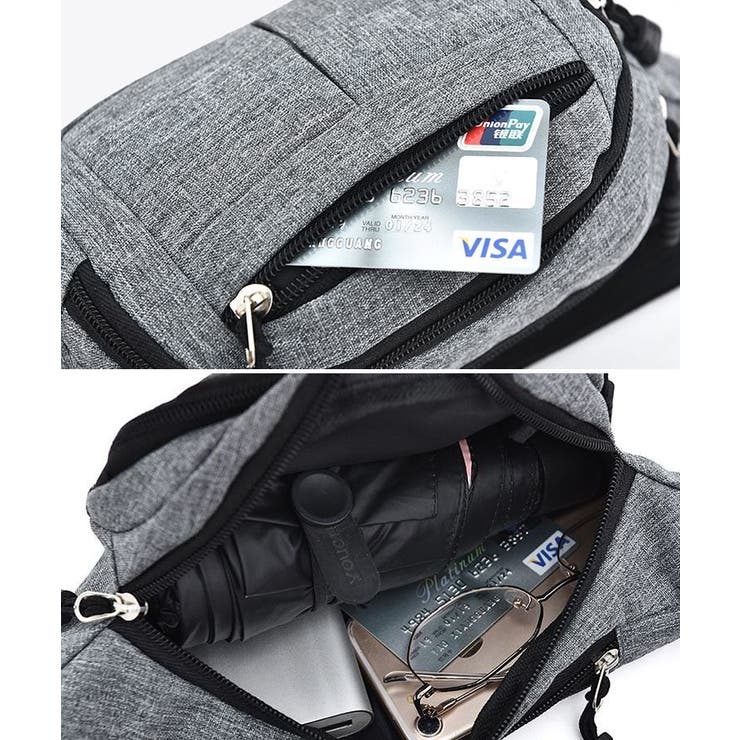 ボディバッグ ウエストポーチ メンズ | PlusNao | 詳細画像10 